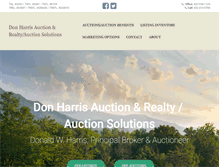 Tablet Screenshot of landmanauction.com